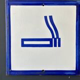 Vintage Europe Industrial Enamel Sign Decoration Architecture