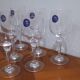 Very Nice Set of 6 Berghoff Crystal Wine Glasses