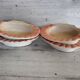 Set of 4 Charles Amand ceramic ramekins