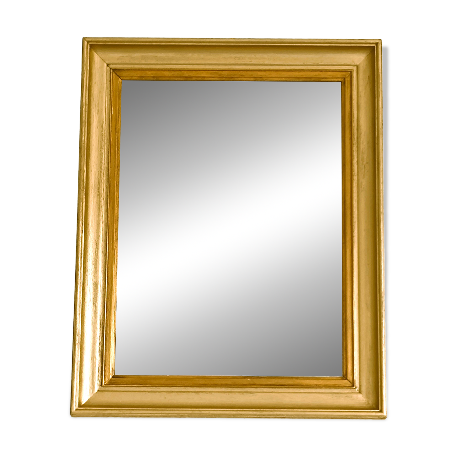 Miroir en bois bi colore