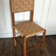 Chair made of wood and rope