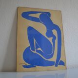 Matisse " nu bleu " 1952 screen print poster spadem 1971