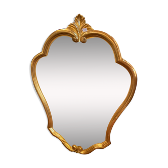 Golden chamfered mirror