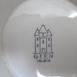 Soup tureen white faience of gien