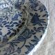 4 blue flower dinner plates, by Churchill - England