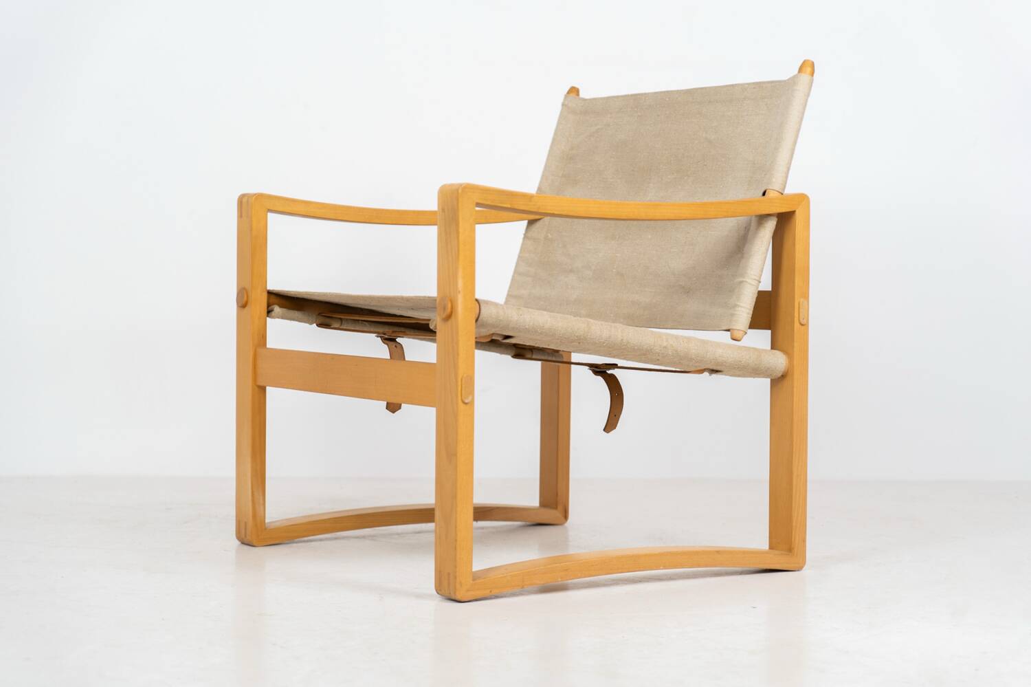 Chaise Safari de Børge Jensen pour Bernstorffsminde Møbelfabrik (Danemark, 197