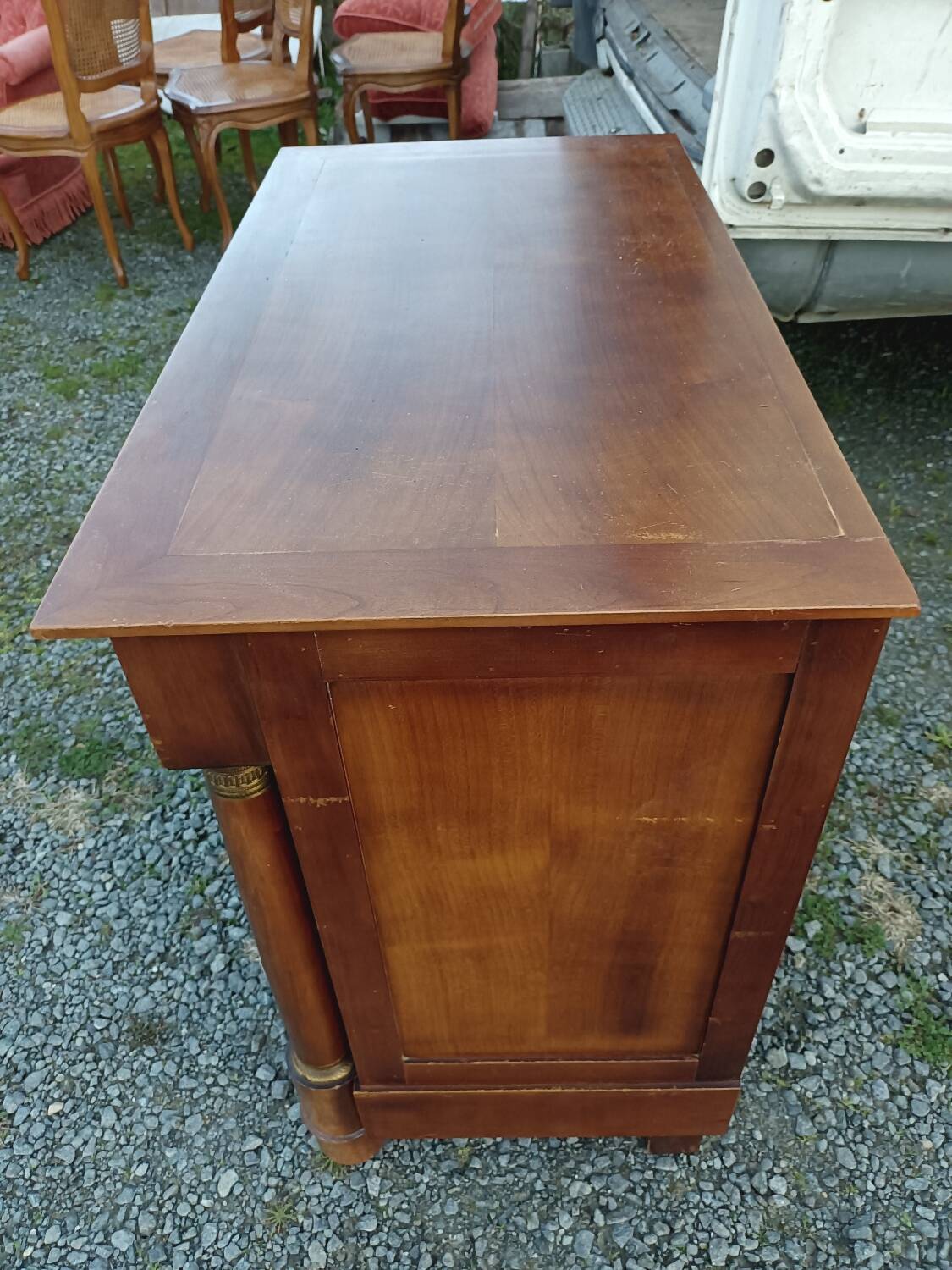 Empire style chest of drawers