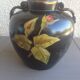 Vase boule en terre cuite peinte signé Georges Baud Golfe Juan