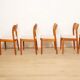 6 chaises de salle à manger | John Mortensen | Niels Koefoed | Modèle Ole | Teck