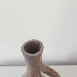 Pyrite sandstone vase