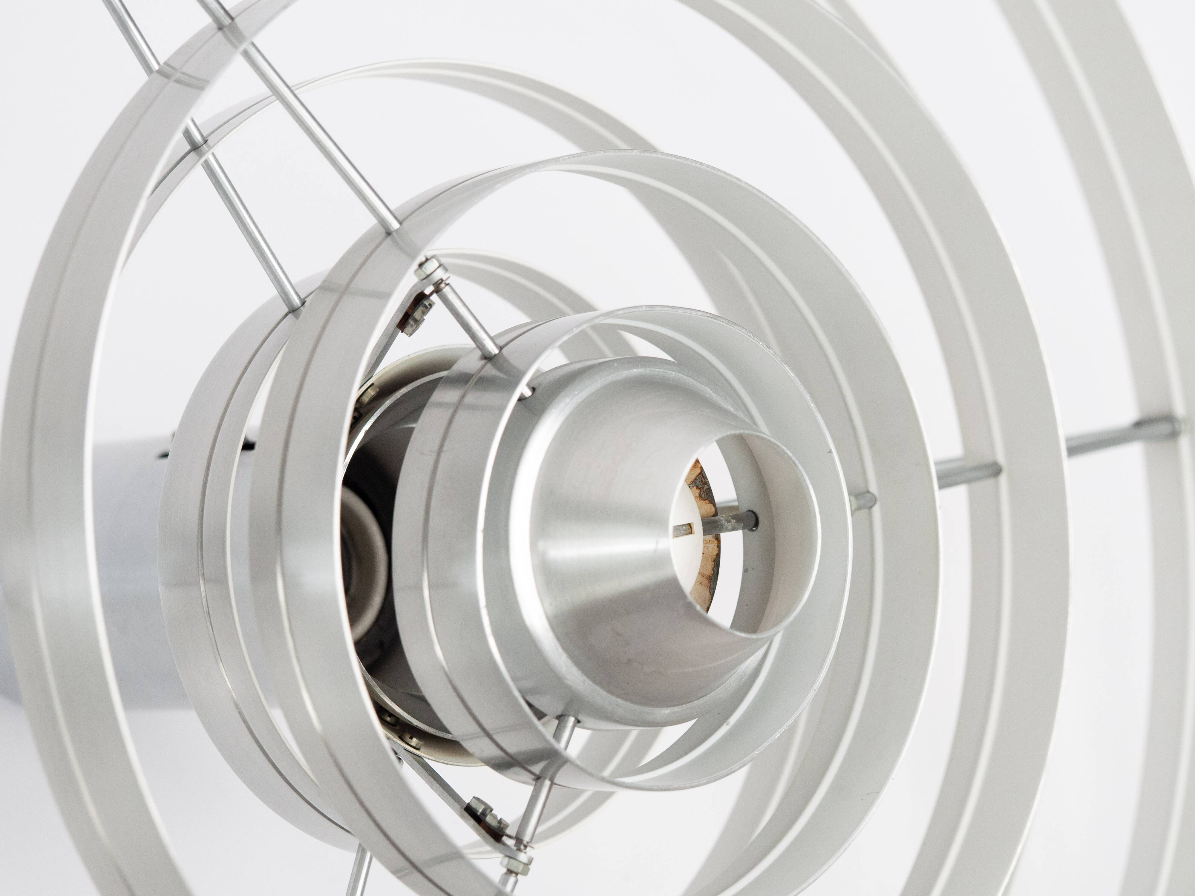 Danish vintage pendant lamp Fibonacci by Sophus Frandsen, Fog og Morup1963