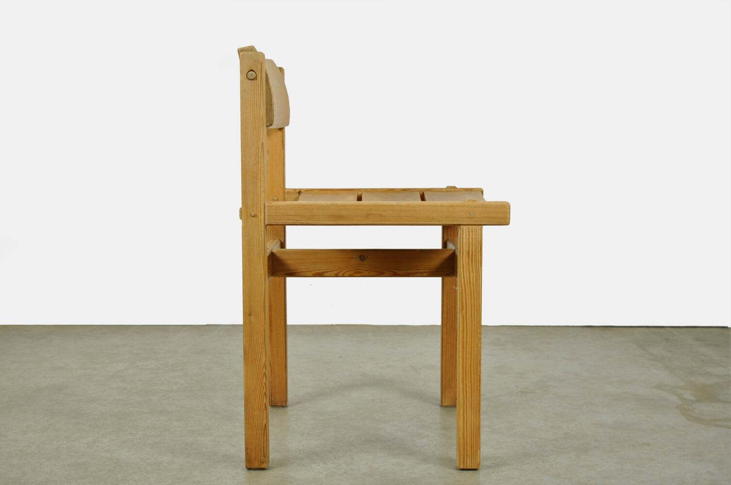 Trybo series pine dining chairs (4) by Edvin Helseth for Stange Bruk, Norway 1960s