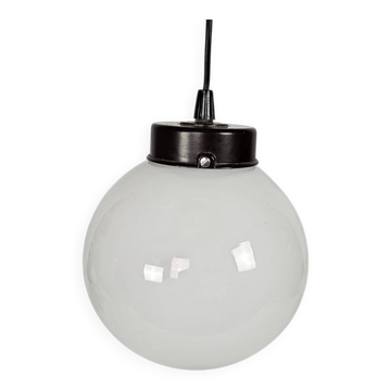 Style Gispen/Thabur - lampe suspendue - Bauhaus - opaline - Bakélite - années 60