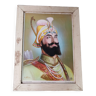 Ancienne lithographie signée du Guru Govind Singh