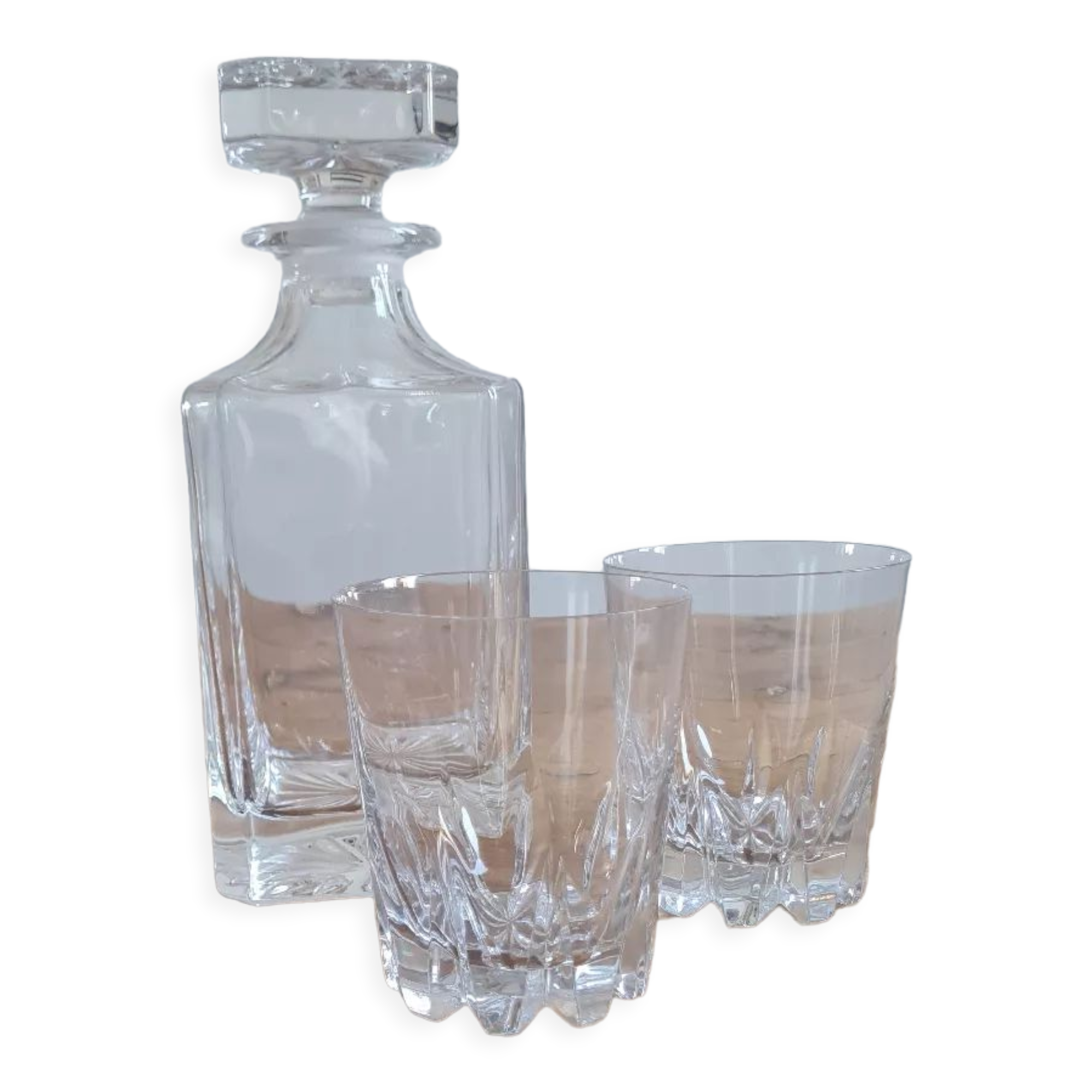 Crystal whisky decanter