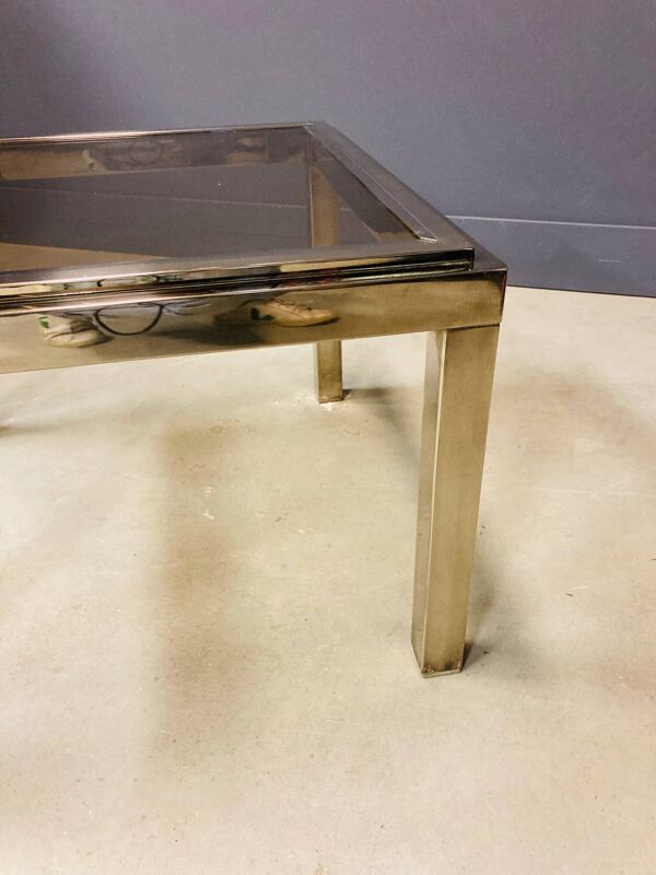 Table d'appoint Belgo Chrom années 1970