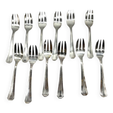 12. ERCUIS Colmar art deco dessert forks