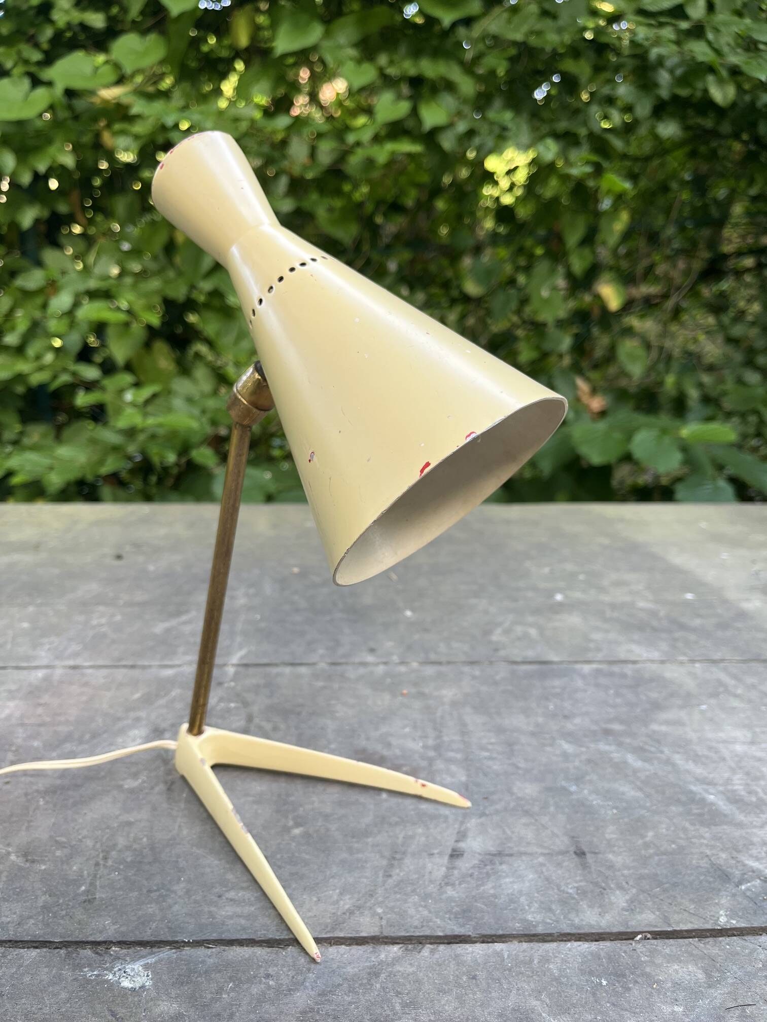 Ancienne lampe cocotte diabolo
