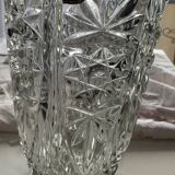 Bohemian crystal vase