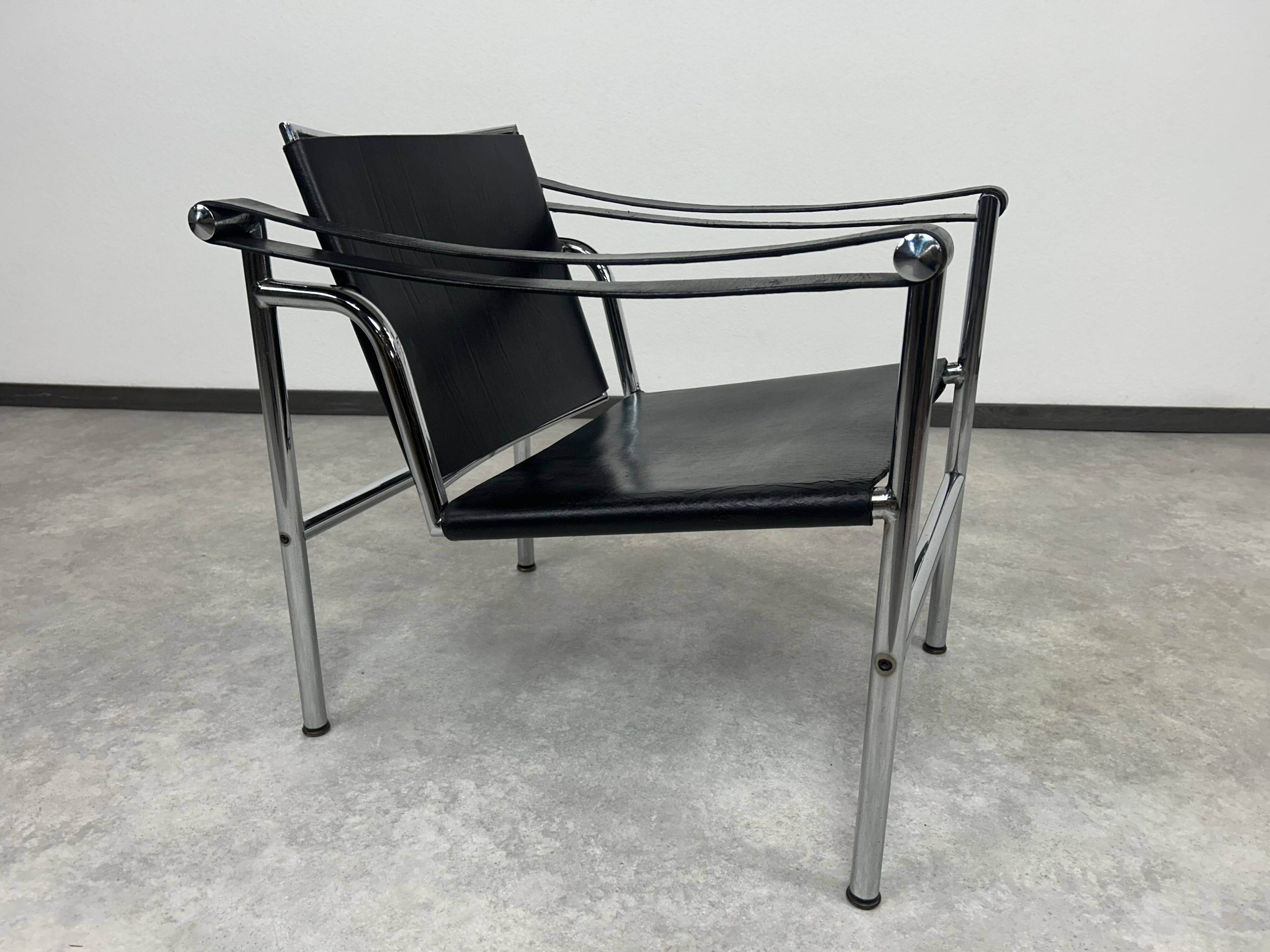 Chaises Bauhaus LC1 par Le Corbusier pour Cassina