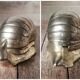 Metal snail butter dish