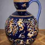 Large jug / decorative pitcher in earthenware – Gien France