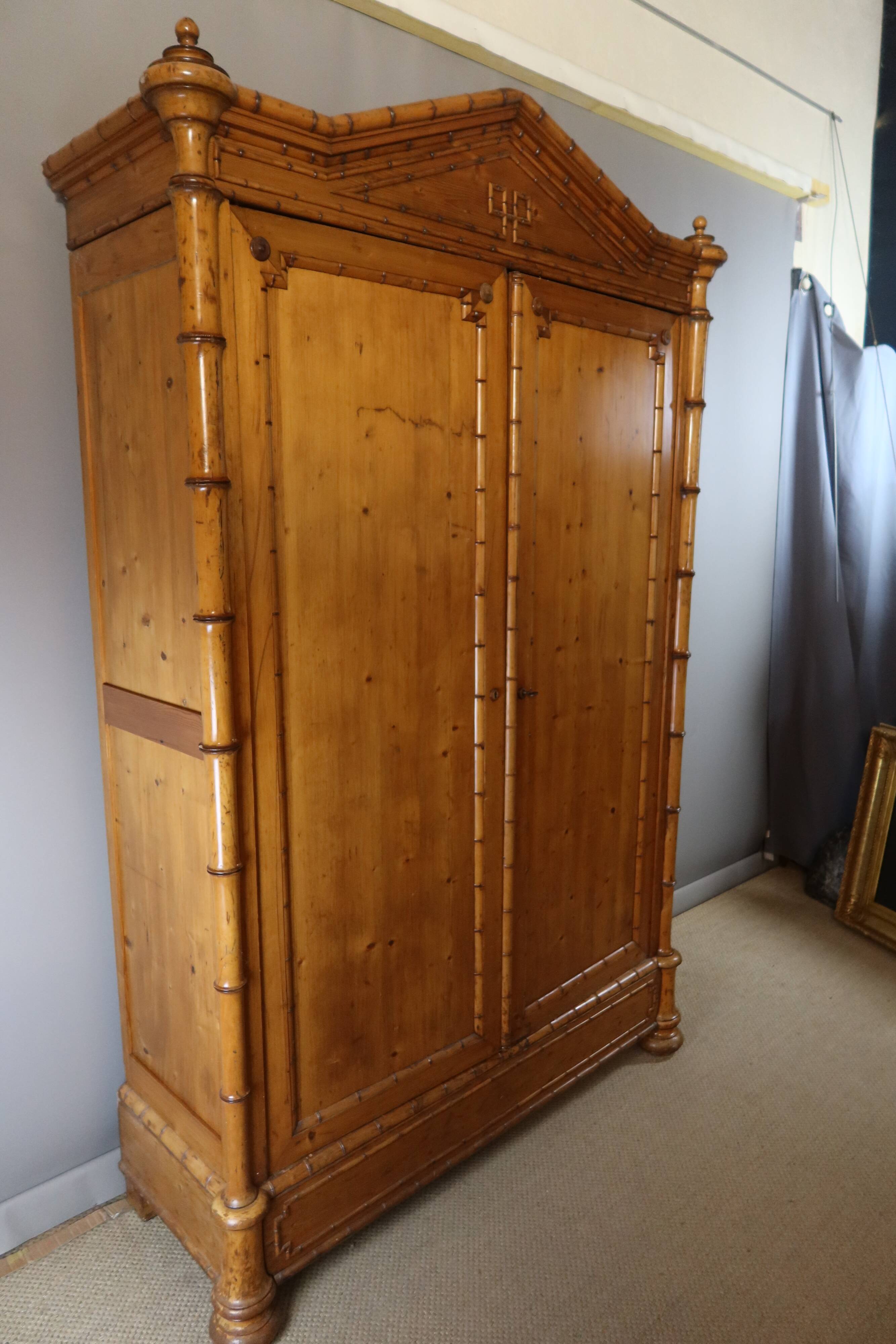 pine wardrobe