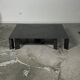 80s steel coffee table