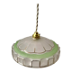 Green granite glass pendant lamp 50s-60s