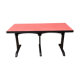 Red formica vintage bistro table