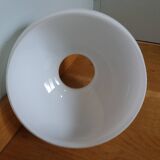 Abat jour verre opaline pour suspension