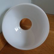 Opaline glass lampshade for suspension