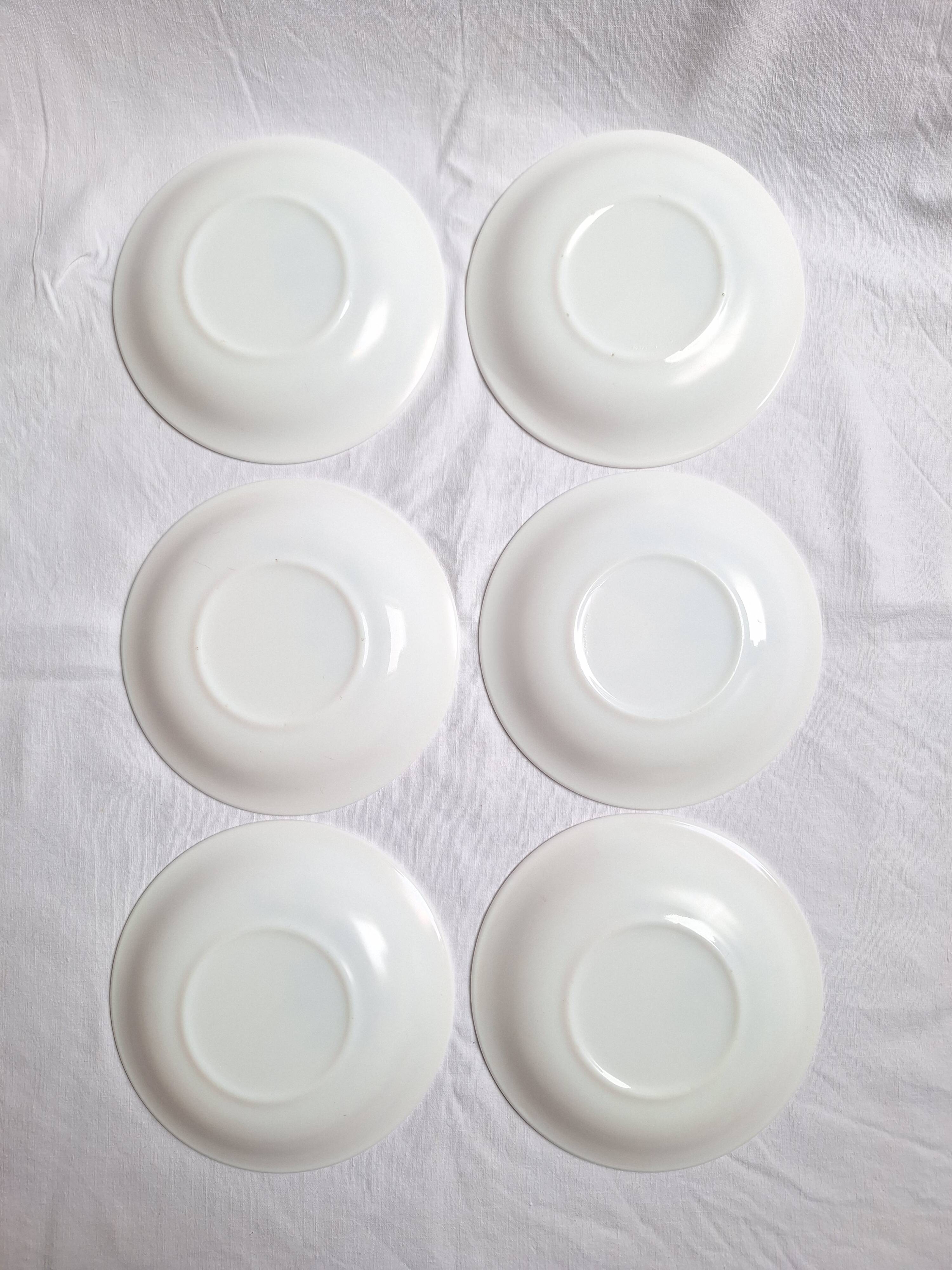 Série de 4 assiettes creuses arcopal, fleur de lotus, vintage, années 70 | eBay