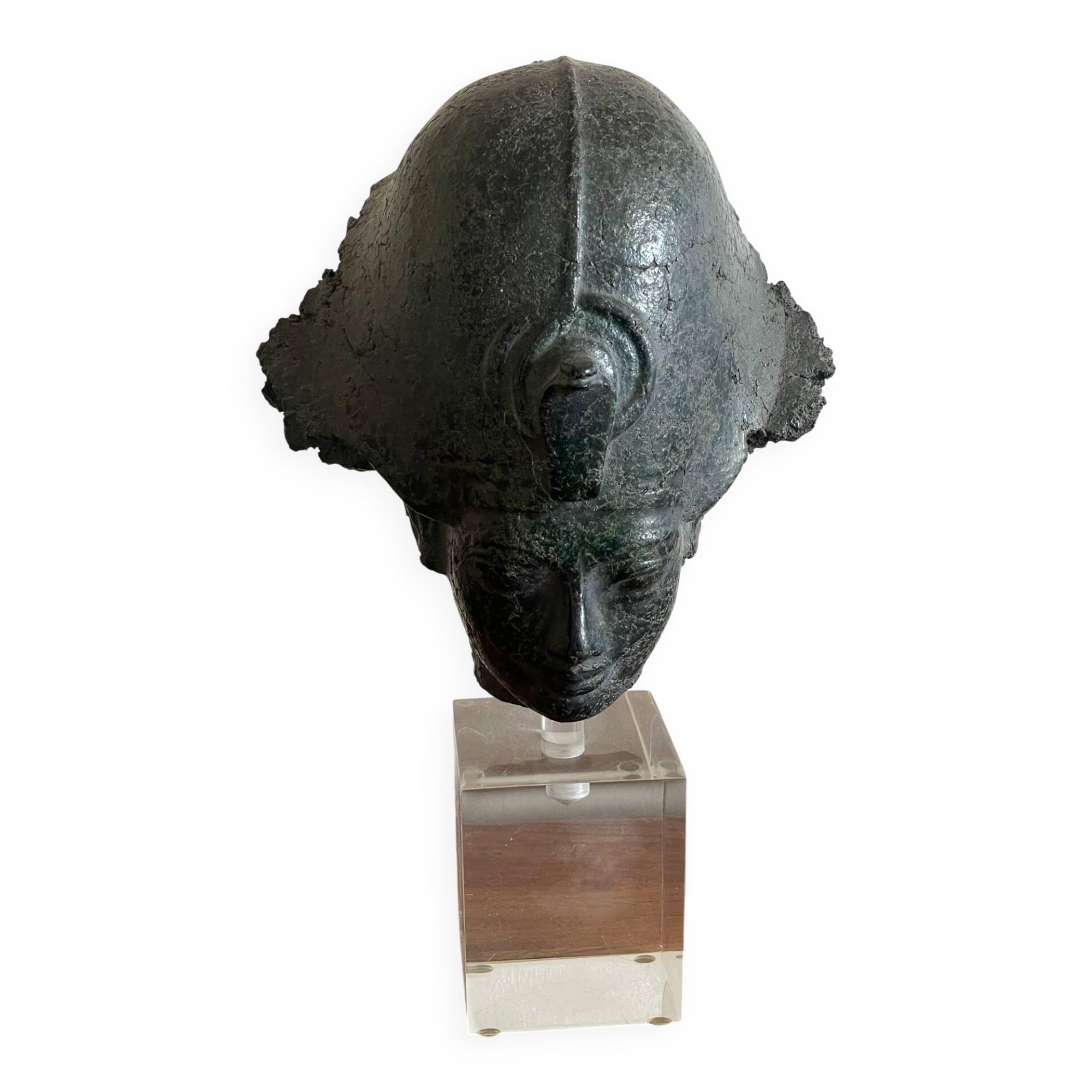 Sculpture Head workshop Michel Cayla Egypt