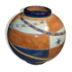 Large oriental ball vase