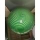 Green Swirling Sphere Pendant in Glass Italian Art