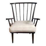 Fauteuil Baumann modèle éventail vintage