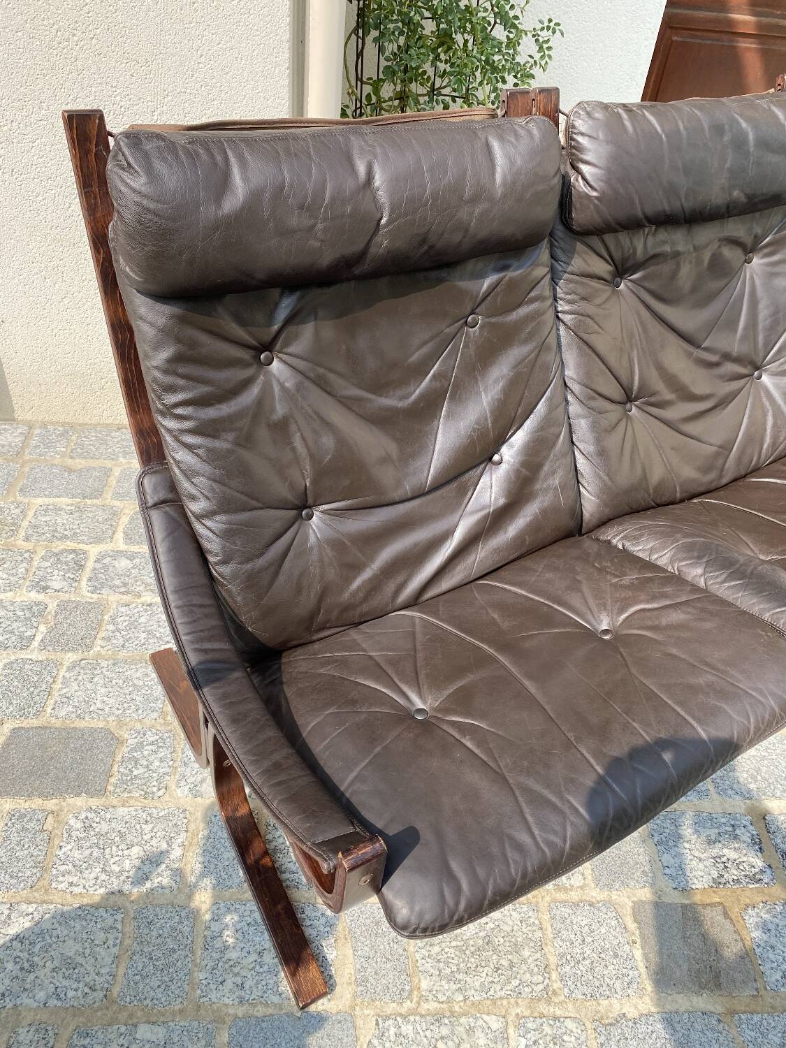 Sofa made of 3 Siesta armchairs