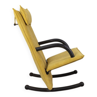 Fauteuil à bascule des années 1980, modèle « T-Line » de Burkhard Vogtherr pour Arflex