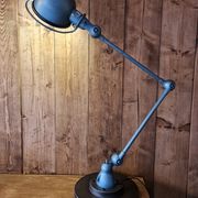 Blue jielde lamp two arms