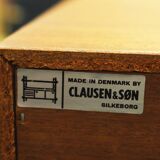 Buffet en teck, design danois, années 1960, fabricant : Clausen & Son