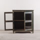 Buffet vintage en bois vert