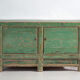 Antique pine buffet with original green paint – China, circa 1930