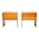 Pair of mid-century bedside tables FEMINA, Czechoslovakia 1960s