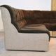 Midcentury seventies ‘snake harmonica’ modular sofa