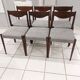 Suite of 6 vintage scandinavian chairs 1960s
