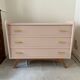 Vintage beige/rosé chest of drawers (farrow & ball)