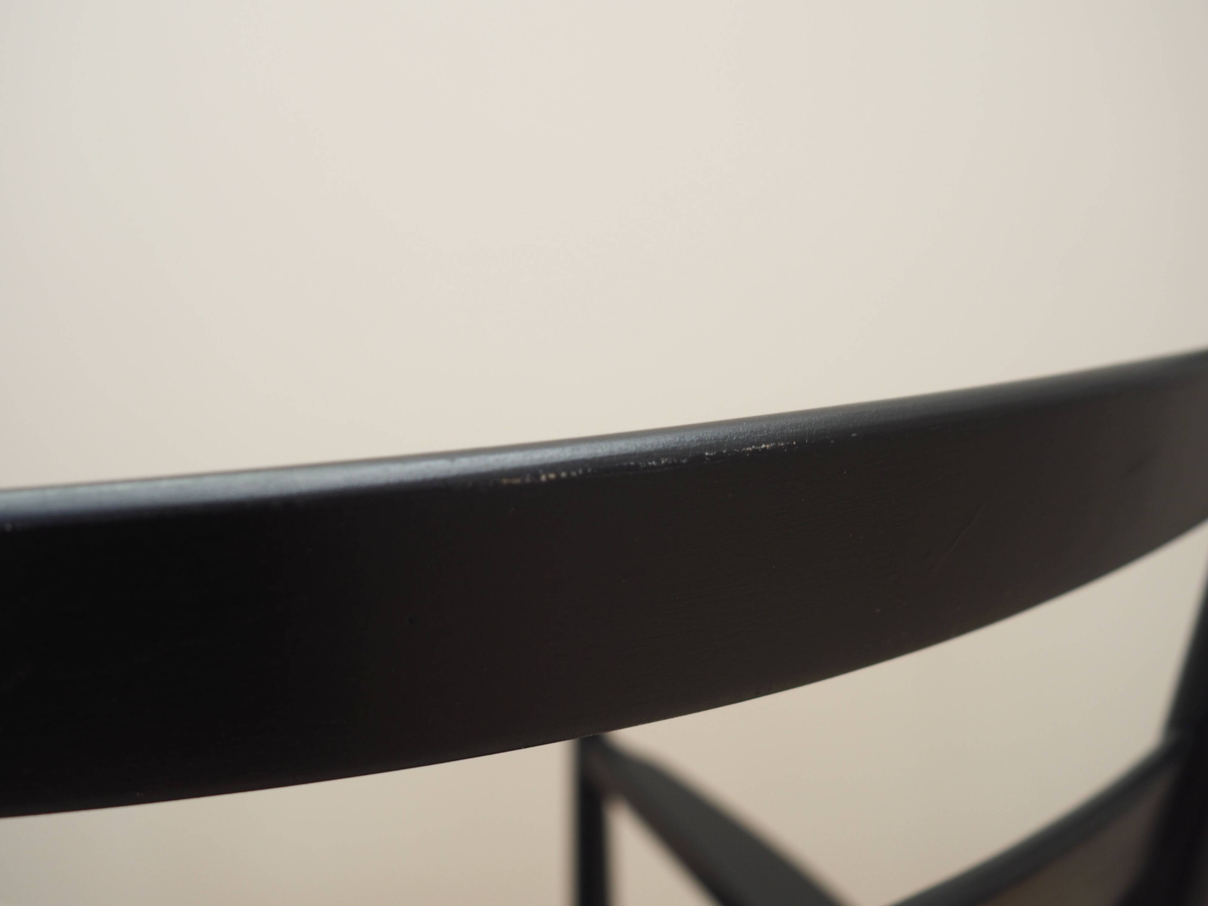 Fauteuil à bascule en hêtre, design danois, années 1970, production : Danemark