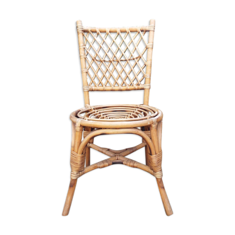 Bamboo and rattan chair
