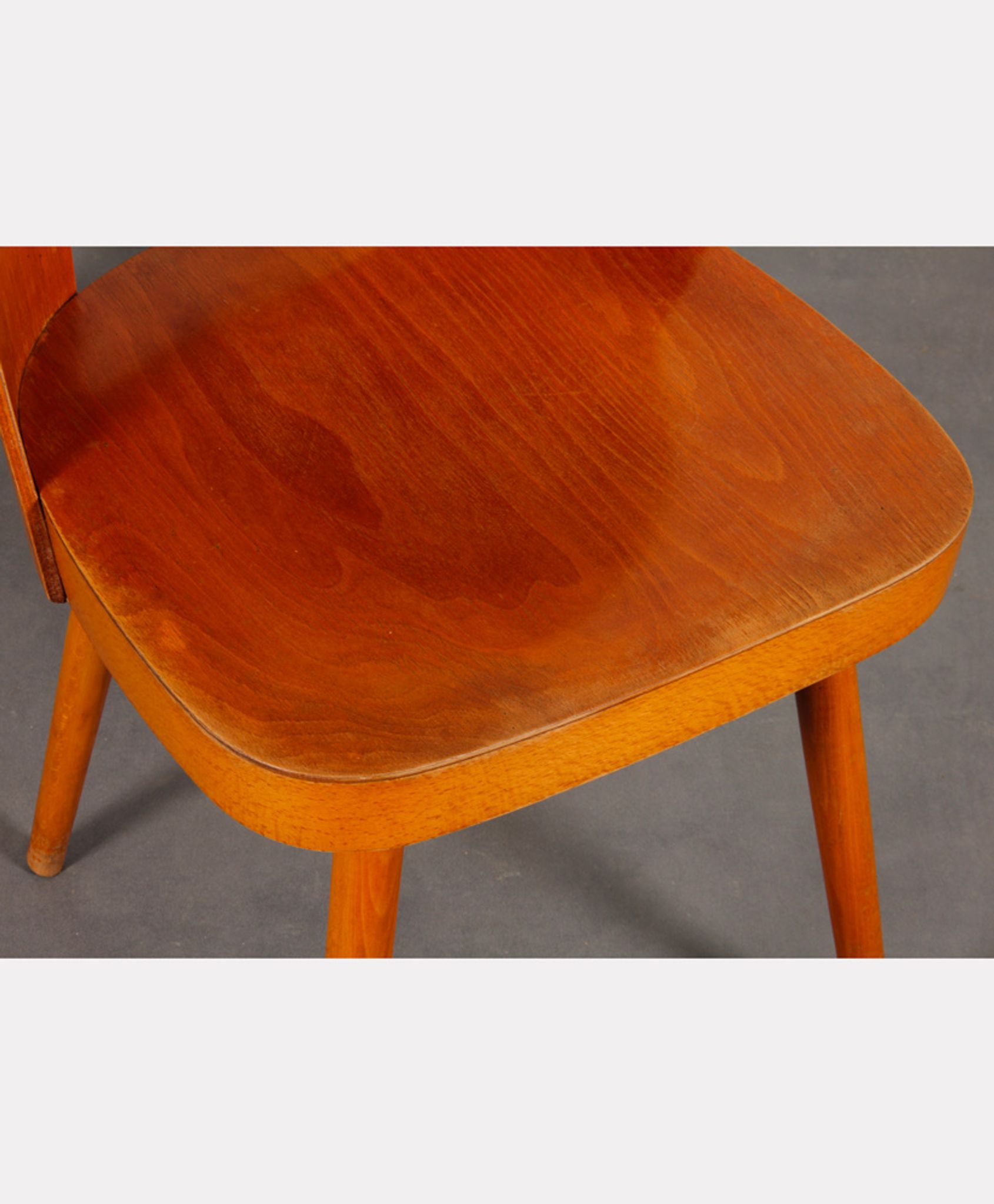 Suite of 4 vintage chairs by Oswald Haerdtl for Ton, 1960